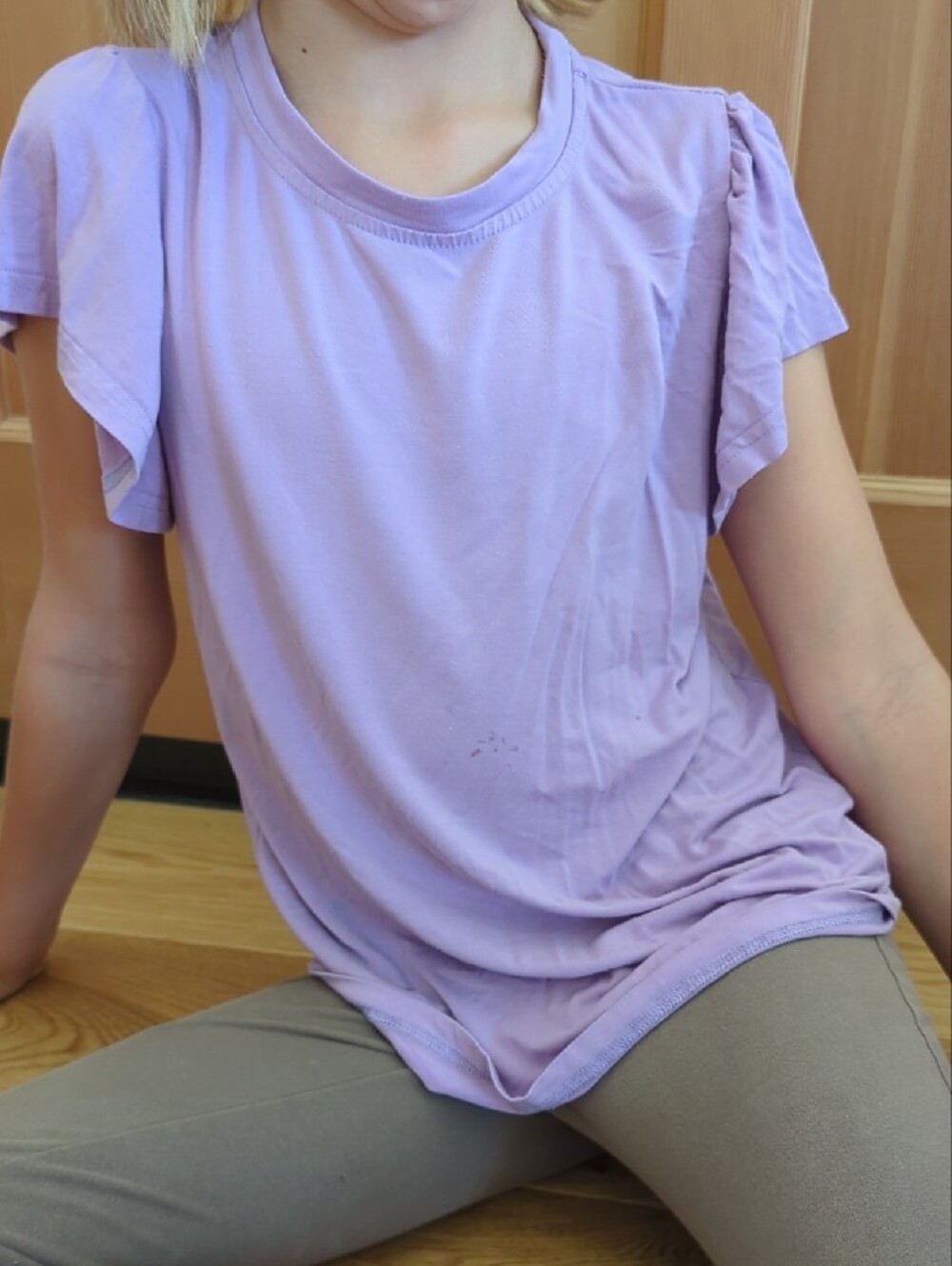 Kids' Short Sleeve Lavender Tee